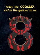 Star Wars verjaardagskaart 8 jaar